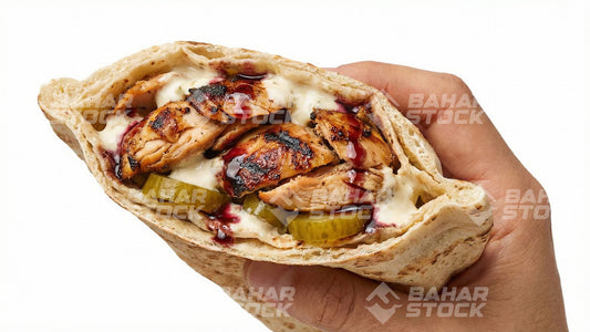 سندويشة شاورما بالخبز العربي