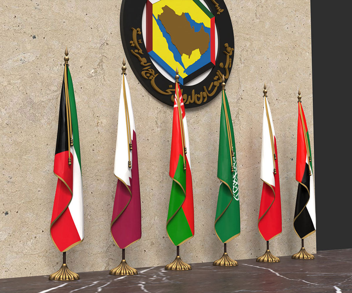 أعلام دول مجلس التعاون الخليجي